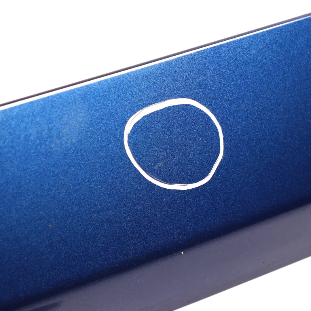 Tapa maletero Tailgate Finisher Cover Montegoblau Azul - A51 para BMW X3 E83 LCI con número de pieza 0417680 BMW X3 E83 LCI Tapa maletero Tailgate Finisher Cover Montegoblau Azul - A51 - SKU 0417680-MTB1 - Número de pieza 0417680