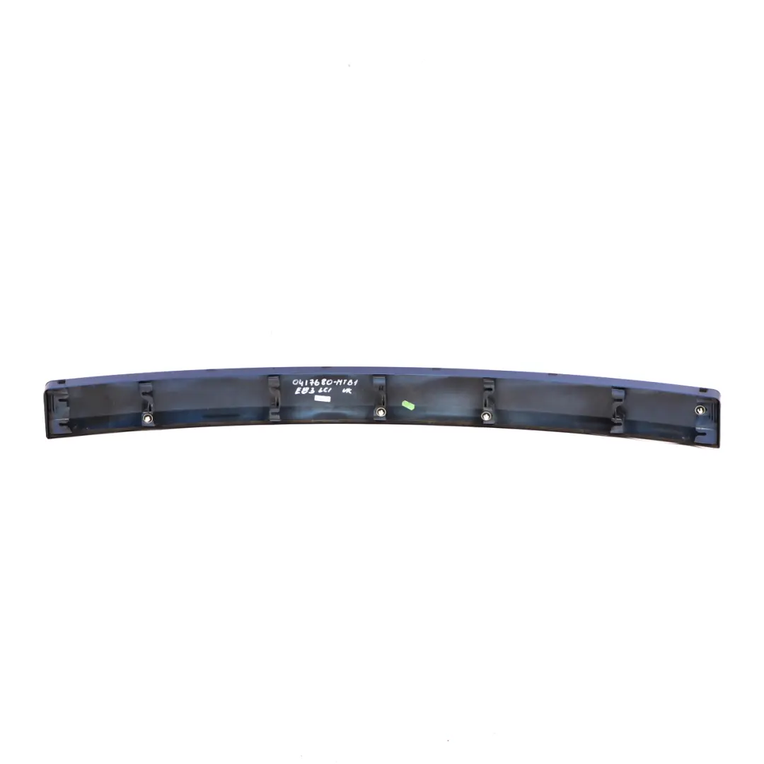 BMW X3 E83 LCI Kofferraumdeckel Heckklappe Finisher Abdeckung Montegoblau - A51 - SKU 0417680-MTB1 - Teilenummer 0417680
