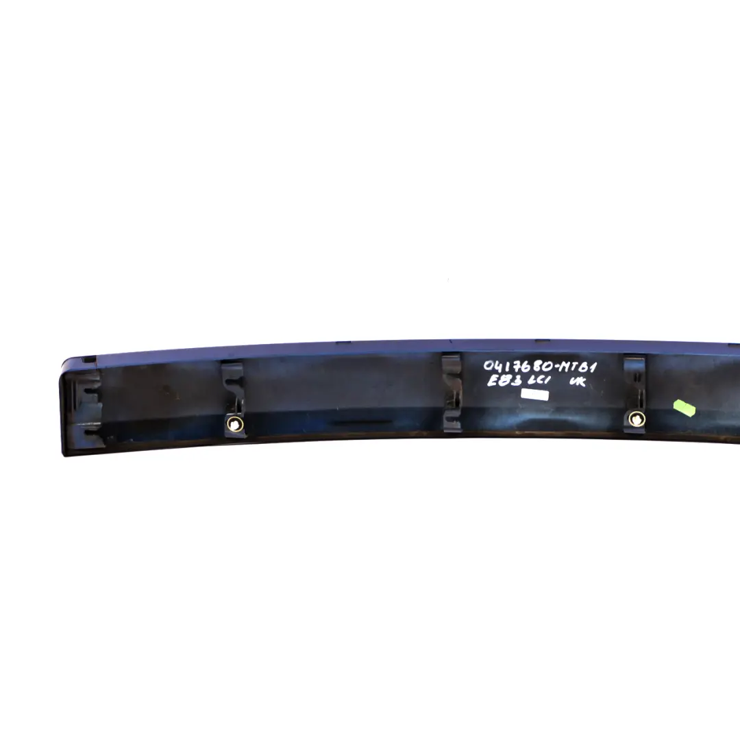 BMW X3 E83 LCI Kofferraumdeckel Heckklappe Finisher Abdeckung Montegoblau - A51 - SKU 0417680-MTB1 - Teilenummer 0417680