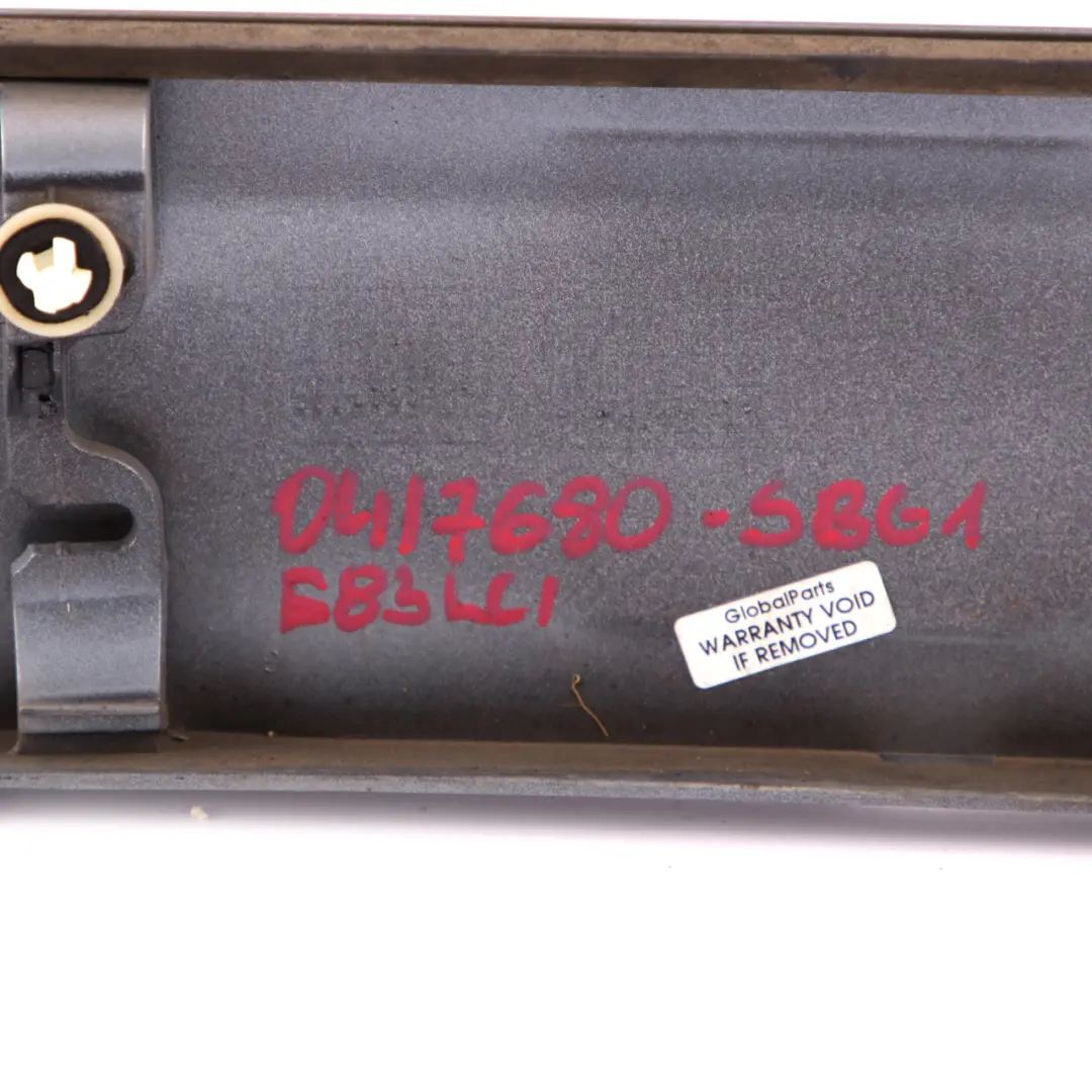 Tapa maletero Tailgate Finisher Cover Silbergrau Plata - A08 para BMW X3 E83 LCI con número de pieza 0417680 BMW X3 E83 LCI Tapa maletero Tailgate Finisher Cover Silbergrau Plata - A08 - SKU 0417680-SBG1 - Número de pieza 0417680