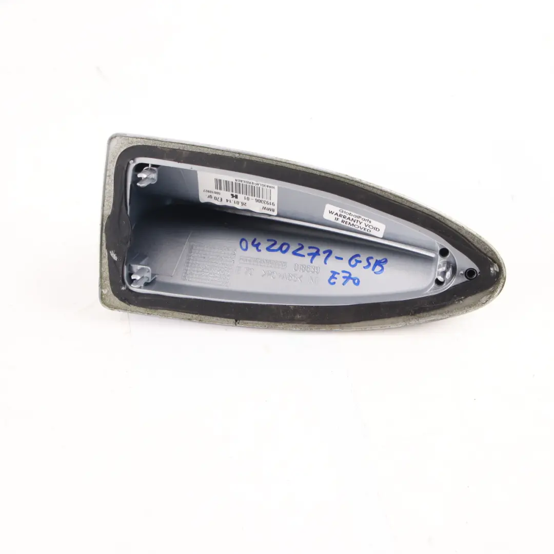 Antenne de toit BMW F11 X5 E70 Housse de toit Shark Silver Glacier A83 9193306 pour à propos du numéro de pièce 0420271 Antenne de toit BMW F11 X5 E70 Housse de toit Shark Silver Glacier A83 9193306 - SKU 0420271-GSB - Numéro de pièce 0420271