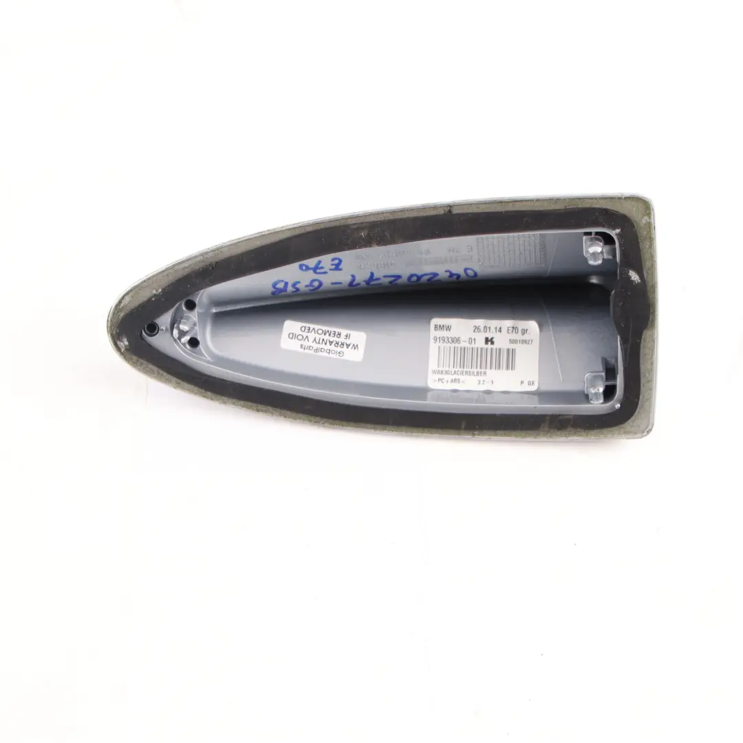  Antenne de toit BMW F11 X5 E70 Housse de toit Shark Silver Glacier A83 9193306 - SKU 0420271-GSB - Numéro de pièce 0420271