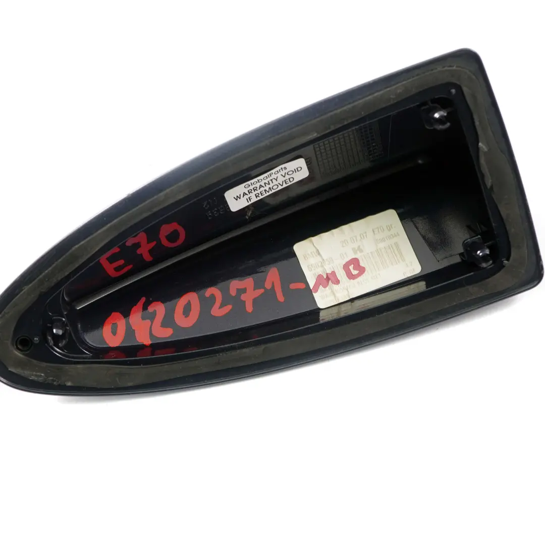 Leergehäuse Dachantenne Monacoblau Metallic A35 für BMW X5 X6 E70 E71 mit Teilenummer 0420271 BMW X5 X6 E70 E71 Leergehäuse Dachantenne Monacoblau Metallic A35 - SKU 0420271-MB - Teilenummer 0420271