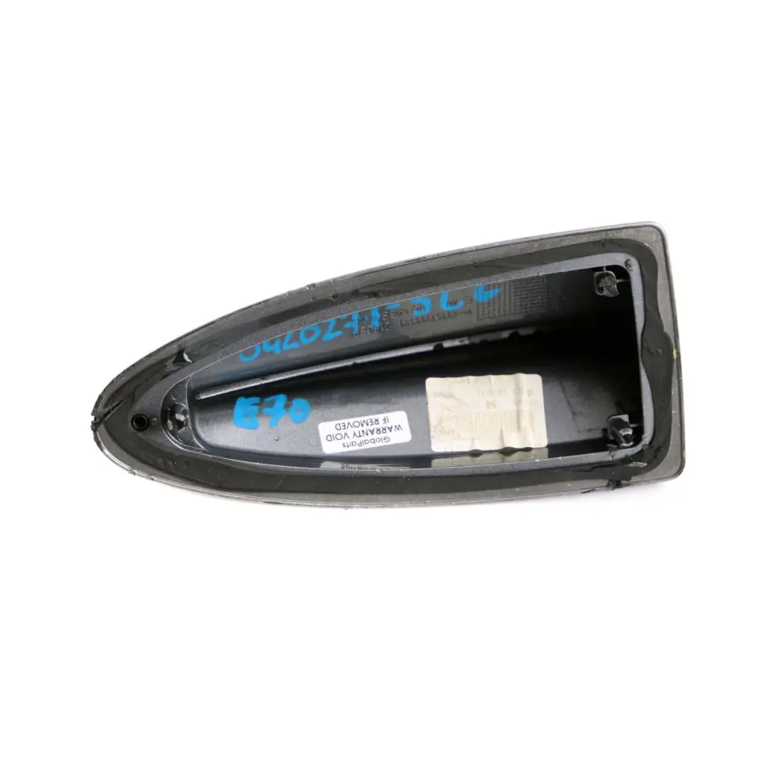 Techo Antena Tiburón Cubierta Spacegrau Metalizado Gris Espacial para BMW X5 E70 con número de pieza 0420271 BMW X5 E70 Techo Antena Tiburón Cubierta Spacegrau Metalizado Gris Espacial - SKU 0420271-SCG - Número de pieza 0420271