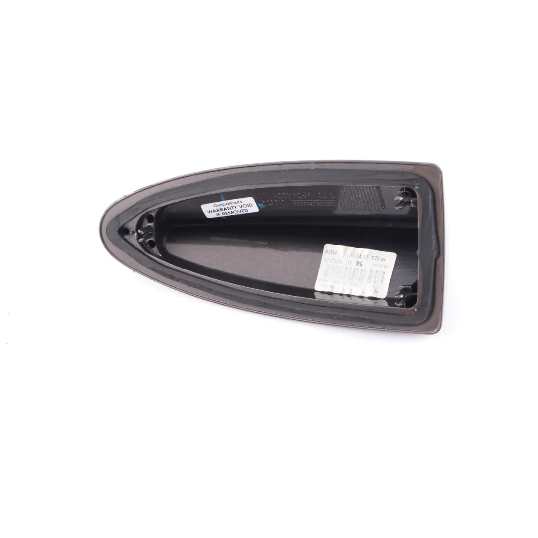 BMW X5 E70 X6 E71 Dach Antenne Hai Abdeckung Sophistograu Metallic - A90 - SKU 0420271-SPB - Teilenummer 0420271