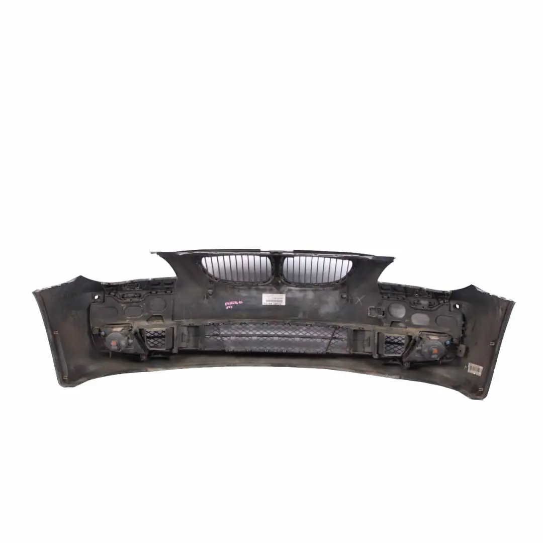 BMW E60 LCI Front Bumper Trim Panel Black Sapphire Metallic - 475 - SKU 0420276-BS - Part number 0420276