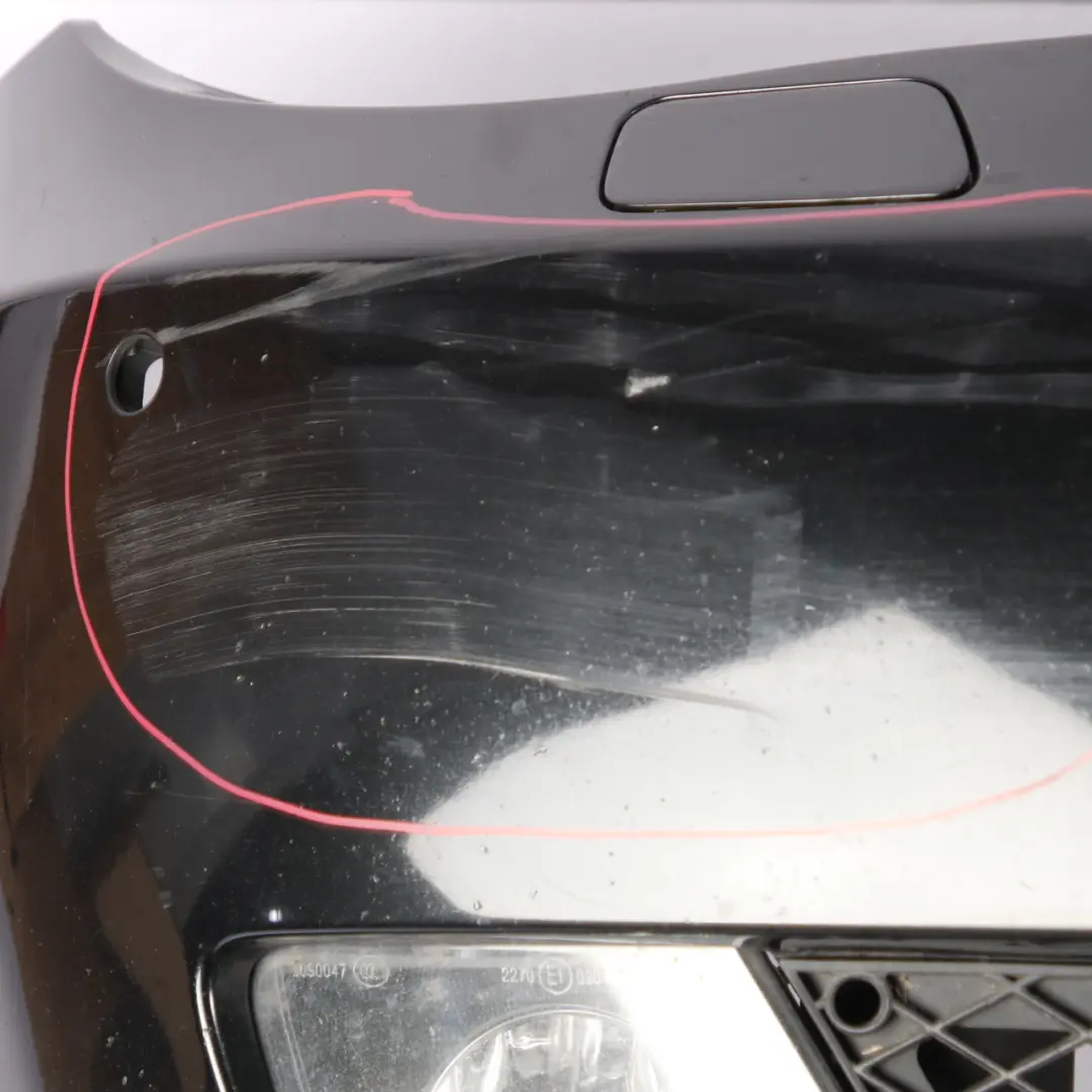 Front Bumper Trim Panel Black Sapphire Metallic - 475 to BMW E60 LCI with Part number 0420276 BMW E60 LCI Front Bumper Trim Panel Black Sapphire Metallic - 475 - SKU 0420276-BS - Part number 0420276