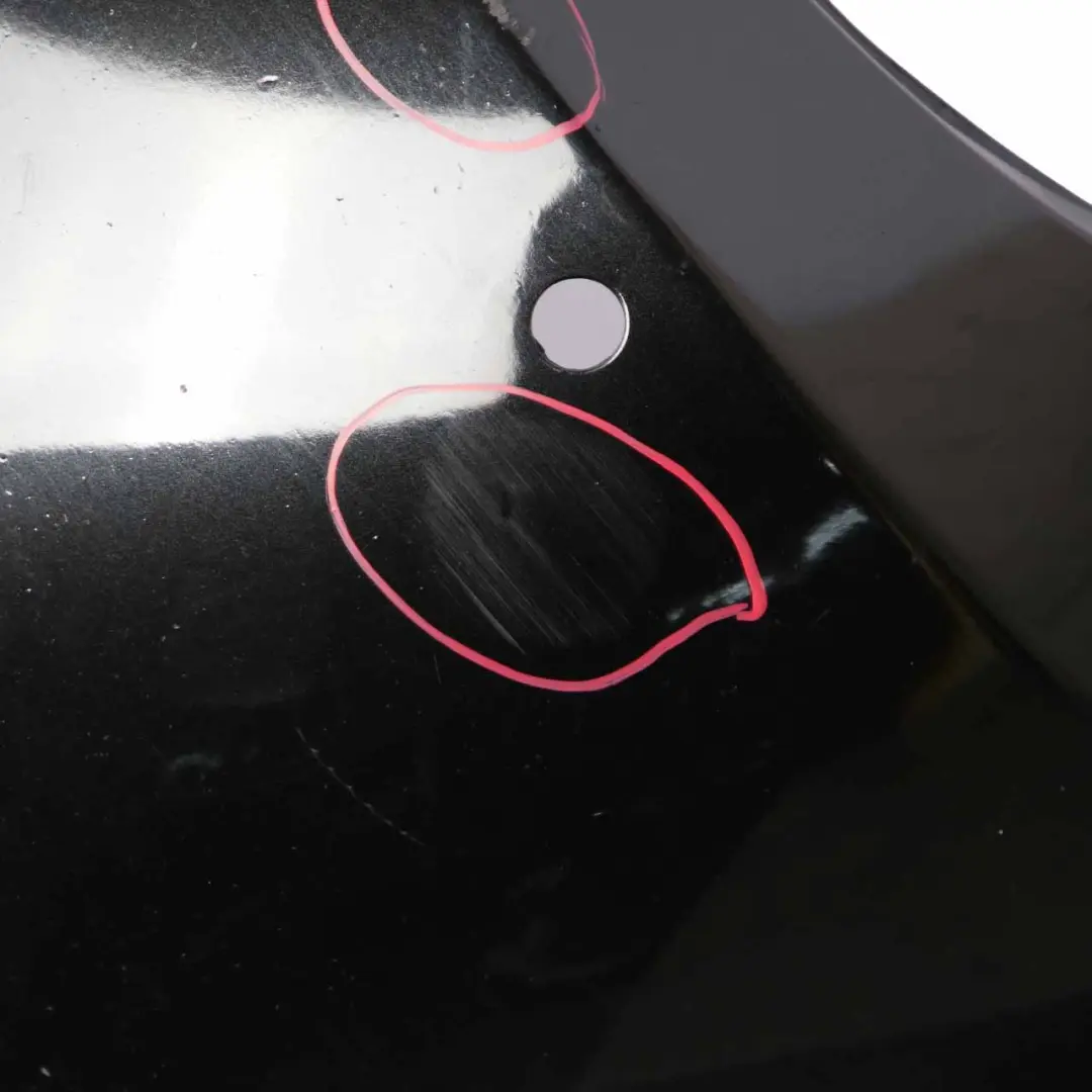 BMW E60 LCI Front Bumper Trim Panel Black Sapphire Metallic - 475 - SKU 0420276-BS - Part number 0420276