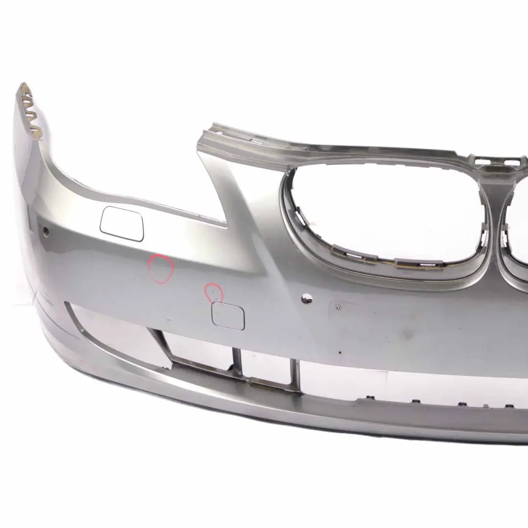 BMW E60 LCI Front Bumper Trim Panel E61 LCI Spacegrau Grey Metallic - A52 - SKU 0420276-SCG - Part number 0420276