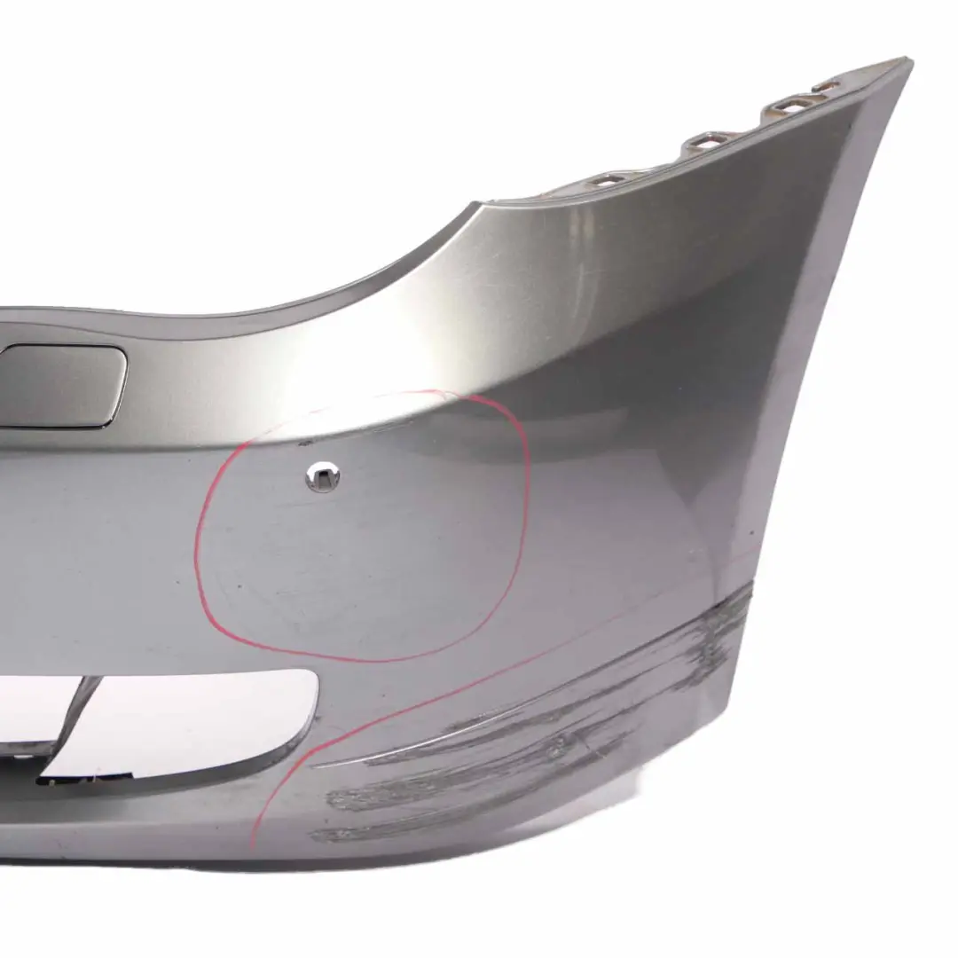 BMW E60 LCI Front Bumper Trim Panel E61 LCI Spacegrau Grey Metallic - A52 - SKU 0420276-SCG - Part number 0420276