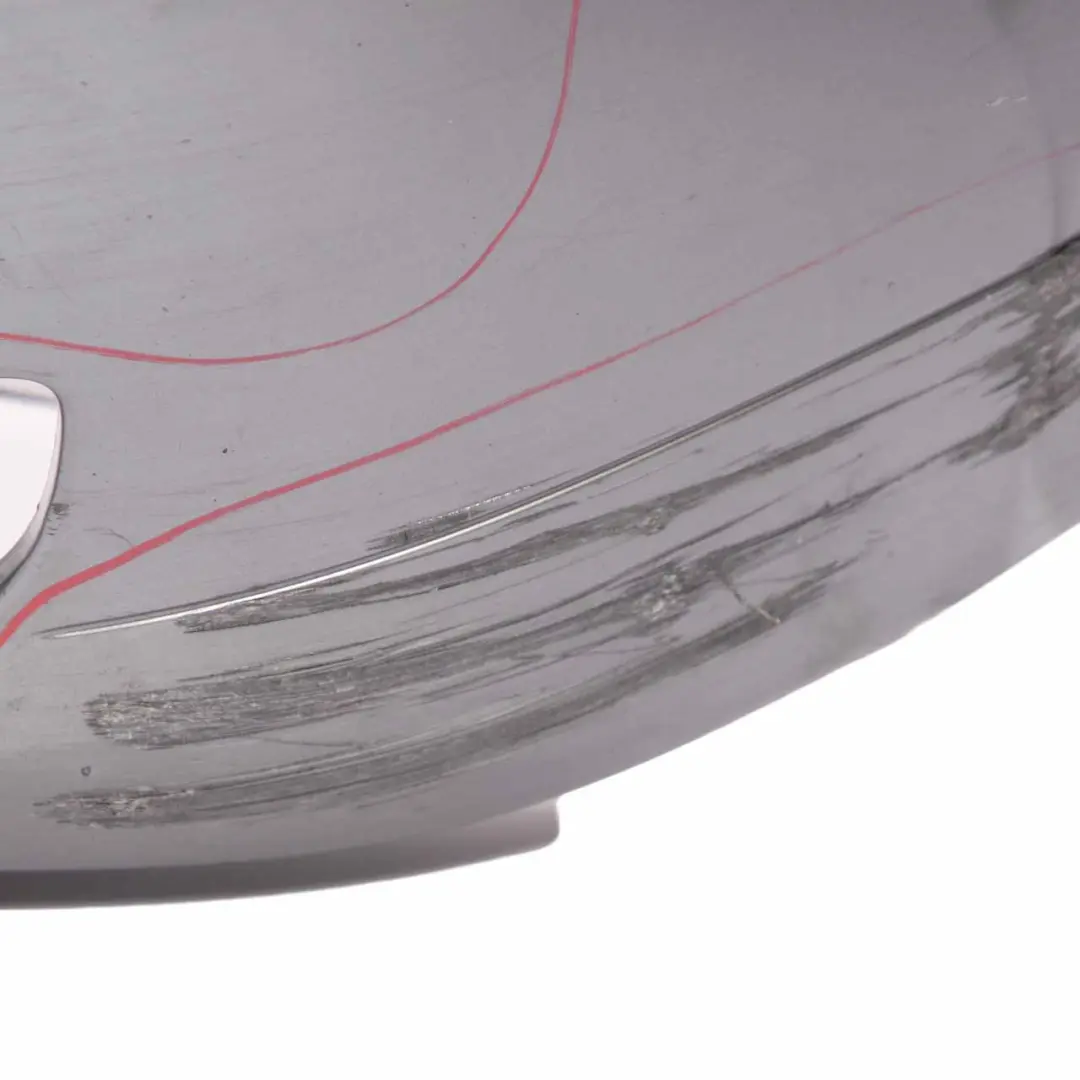 BMW E60 LCI Front Bumper Trim Panel E61 LCI Spacegrau Grey Metallic - A52 - SKU 0420276-SCG - Part number 0420276