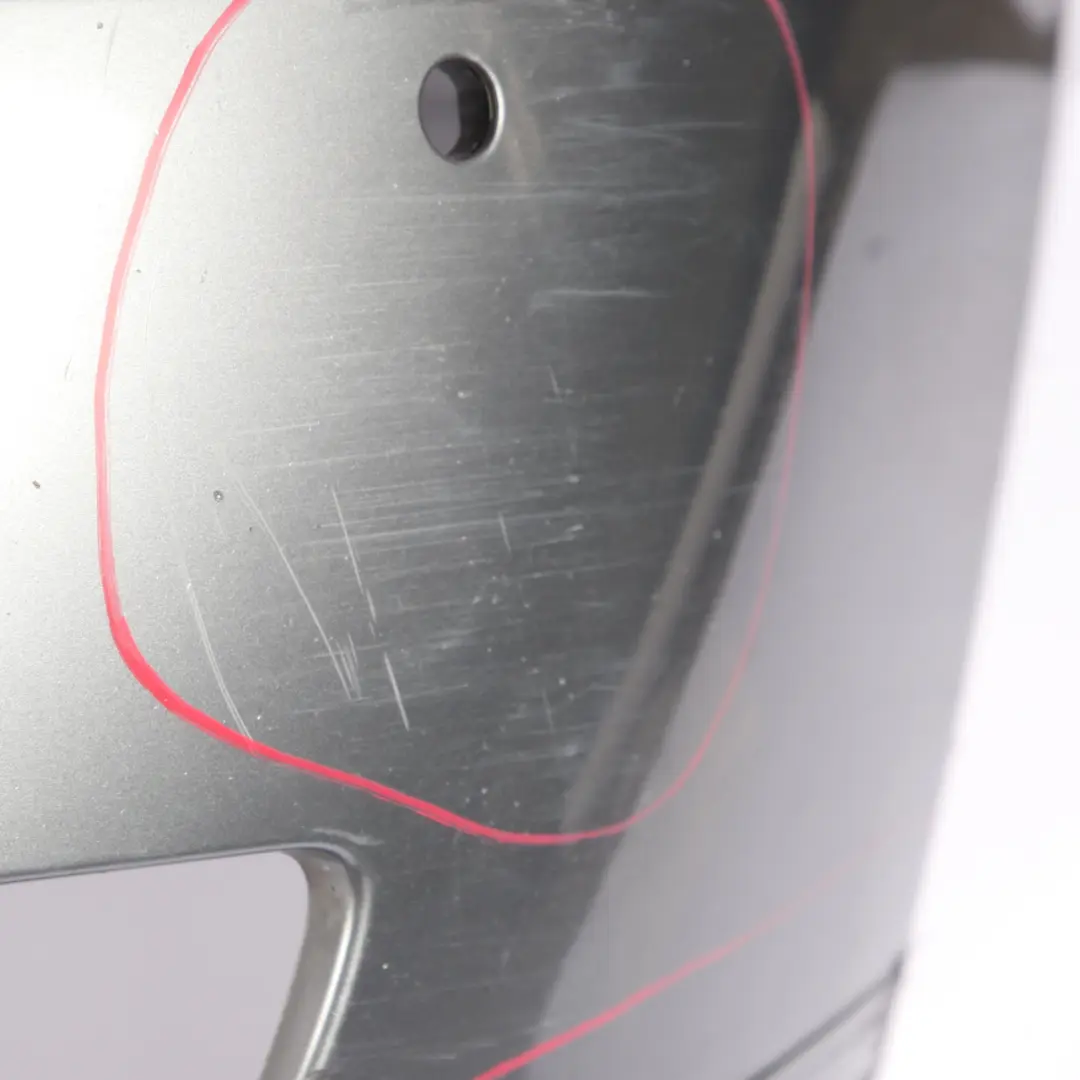 BMW E60 LCI Front Bumper Trim Panel E61 LCI Spacegrau Grey Metallic - A52 - SKU 0420276-SCG - Part number 0420276