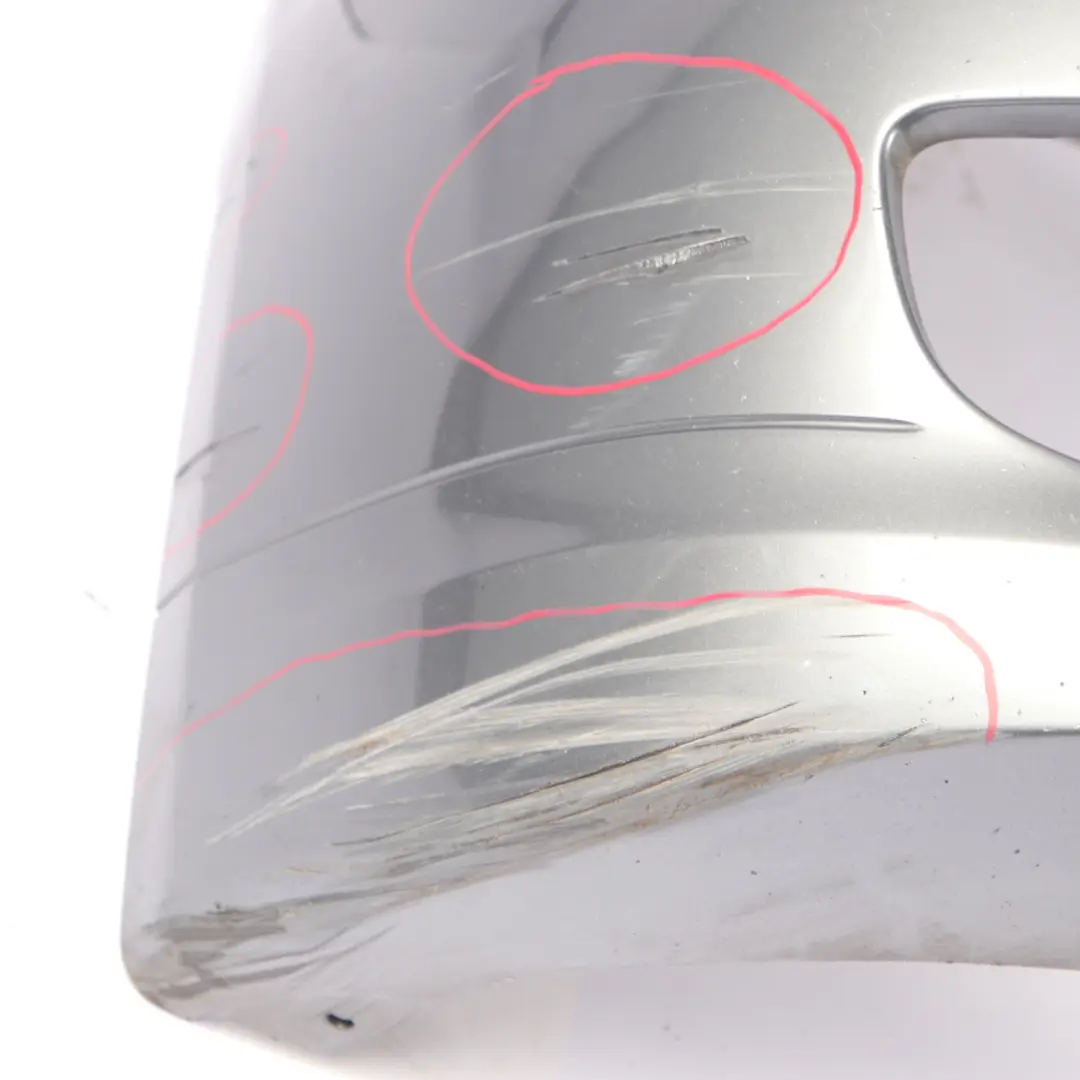 BMW E60 LCI Front Bumper Trim Panel E61 LCI Spacegrau Grey Metallic - A52 - SKU 0420276-SCG - Part number 0420276