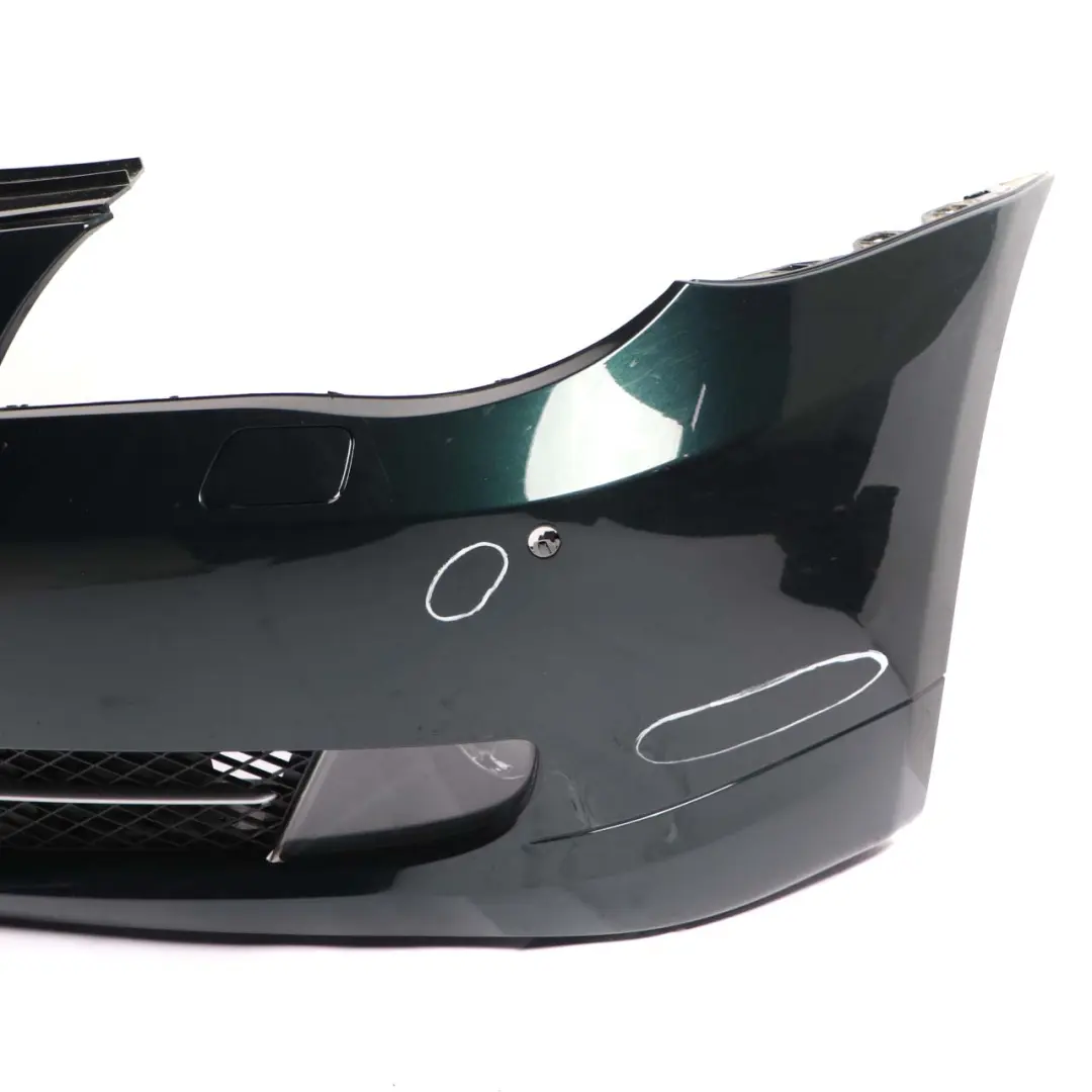 BMW 5 E60 E61 LCI Front Bumper Trim Panel Tiefgruen Deep Green - A43 - SKU 0420276-TG - Part number 0420276
