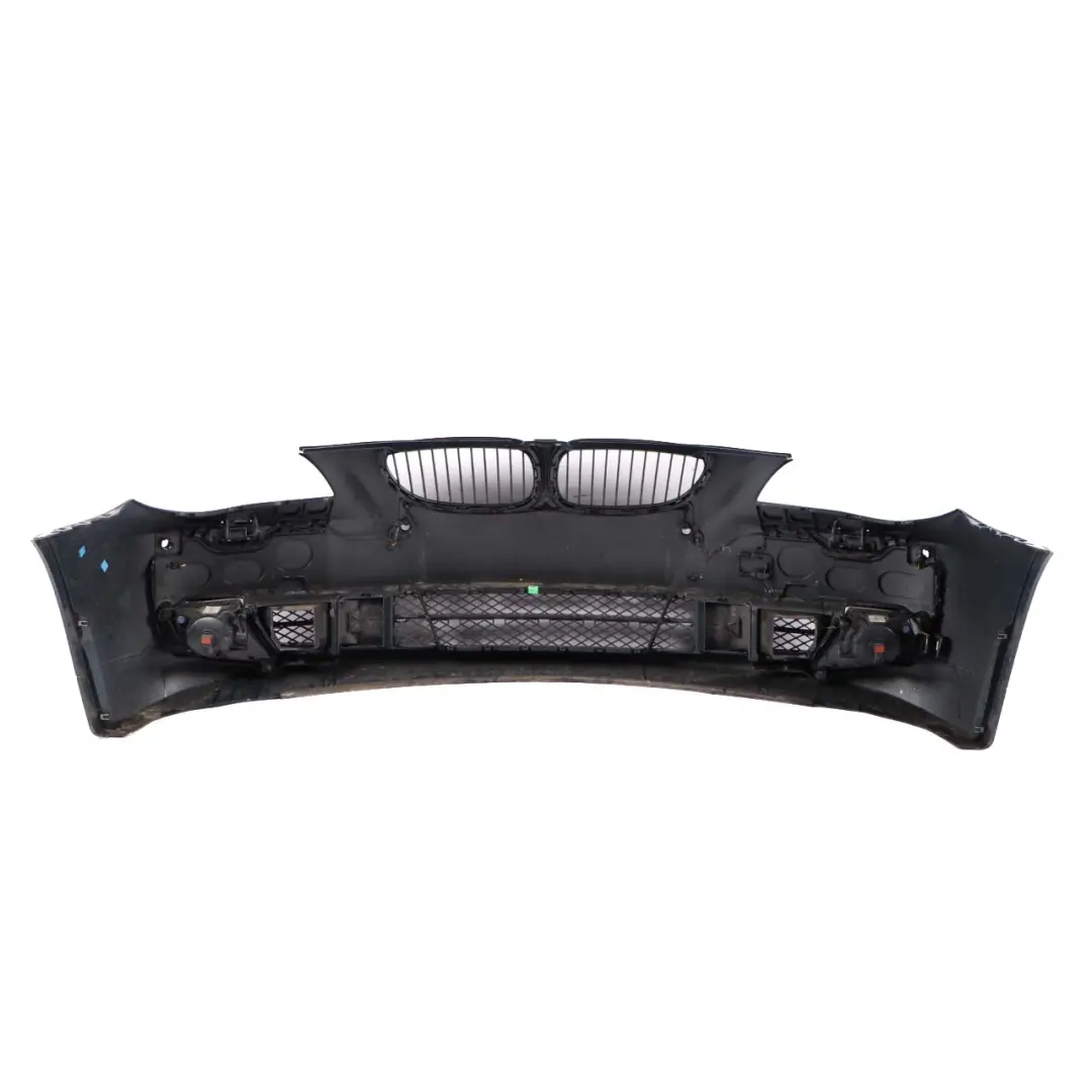 BMW 5 E60 E61 LCI Front Bumper Trim Panel Tiefgruen Deep Green - A43 - SKU 0420276-TG - Part number 0420276