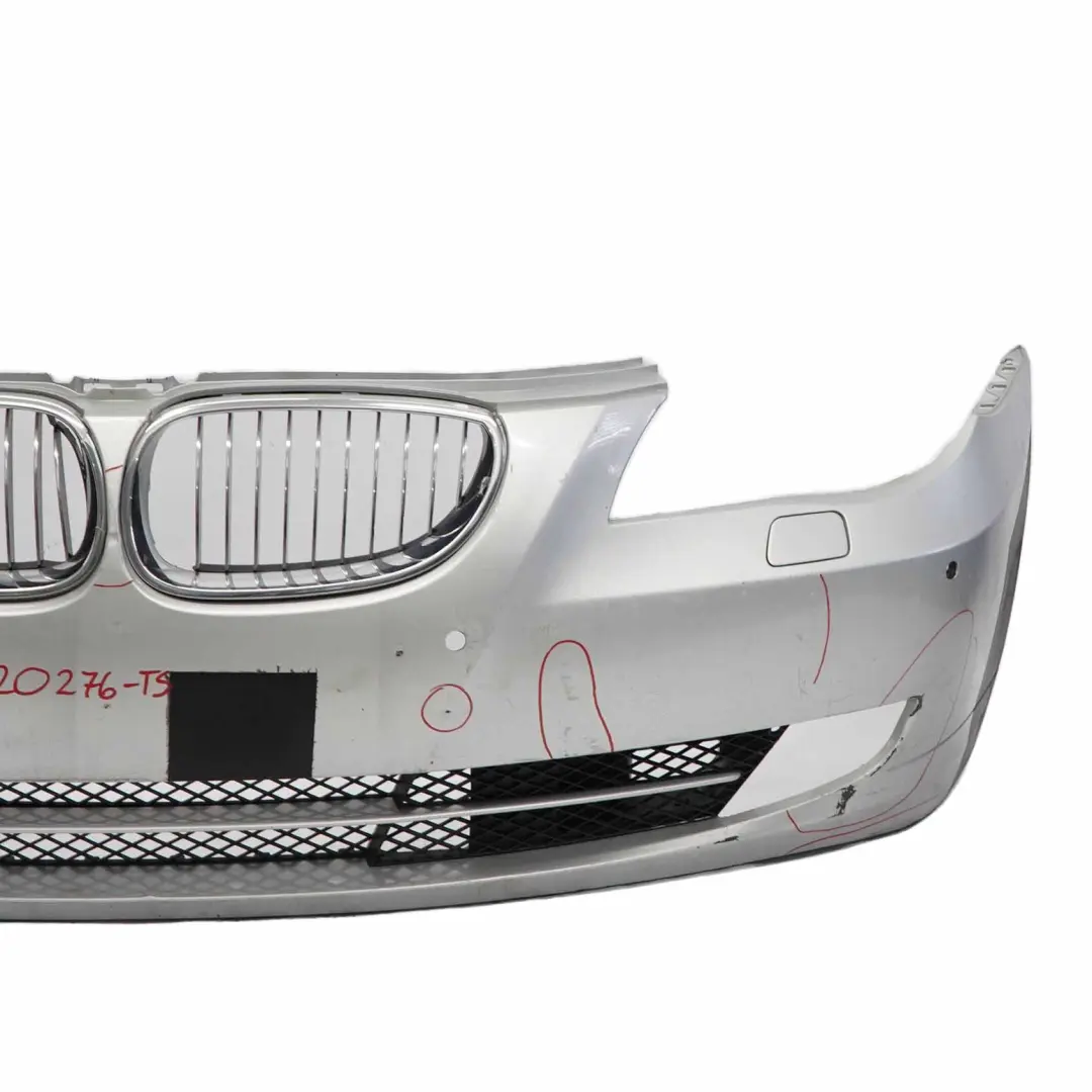 Front Bumper Trim Panel Titansilber Titan Silver Metallic - 354 to BMW E60 LCI with Part number 0420276 BMW E60 LCI Front Bumper Trim Panel Titansilber Titan Silver Metallic - 354 - SKU 0420276-TS - Part number 0420276