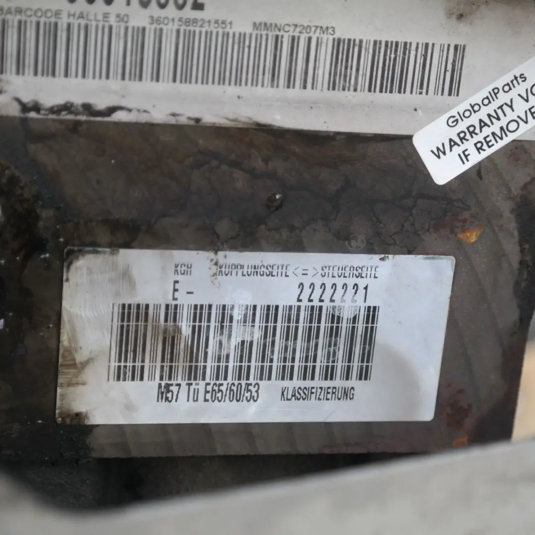 Silnik Diesel M57N 306D2 218HP do BMW E60 E61 530d o numerze 0420381 BMW E60 E61 530d Silnik Diesel M57N 306D2 218HP - SKU 0420381-1 - Numer Części 0420381