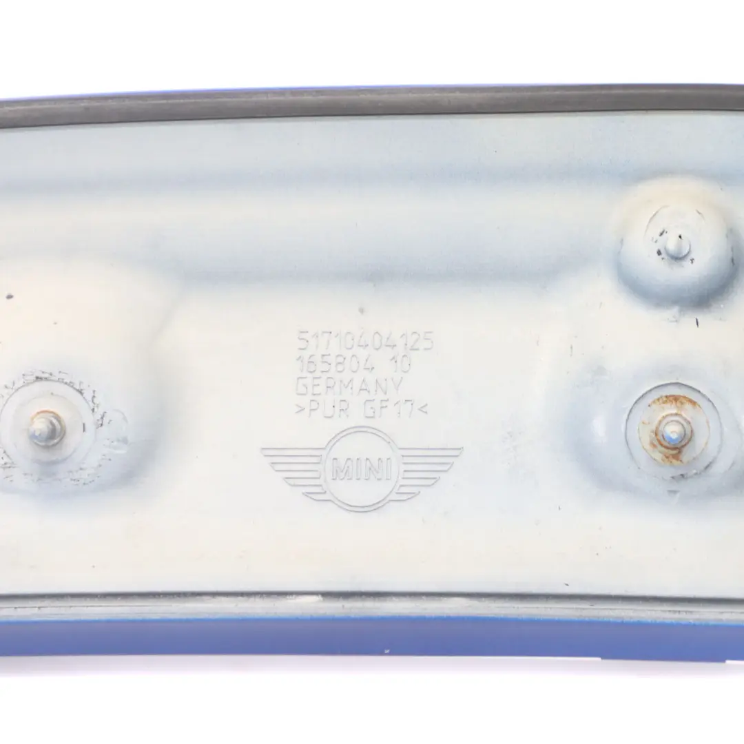 Spoiler Portellone Bagagliaio Blu Fulmine A63 0404125 per Mini Cooper S JCW R56 con numero di parte 0420491 Mini Cooper S JCW R56 Spoiler Portellone Bagagliaio Blu Fulmine A63 0404125 - SKU 0420491-LB - Numero di parte 0420491