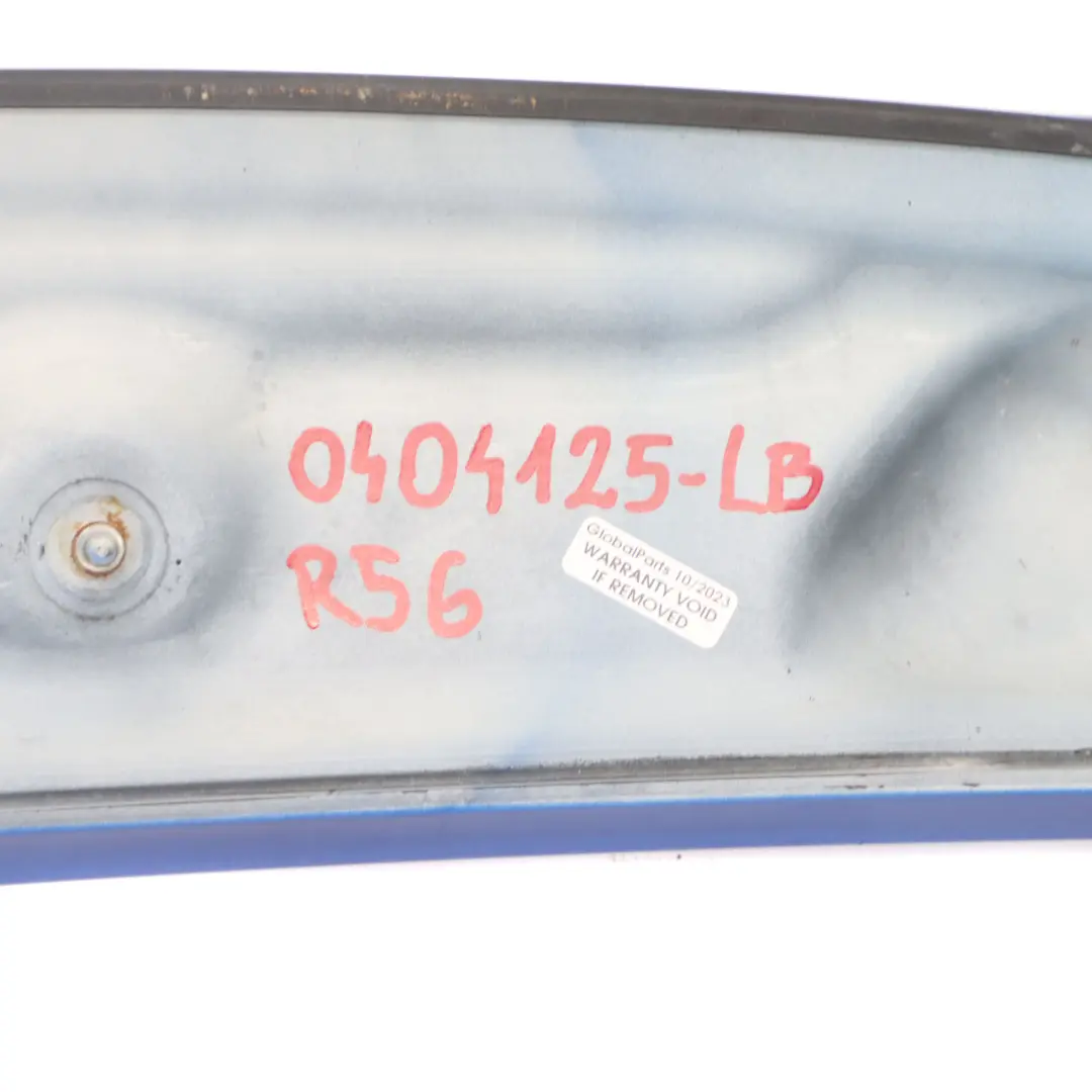 alerón portón trasero maletero Lightning Azul A63 0404125 para Mini Cooper S JCW R56 con número de pieza 0420491 Mini Cooper S JCW R56 alerón portón trasero maletero Lightning Azul A63 0404125 - SKU 0420491-LB - Número de pieza 0420491