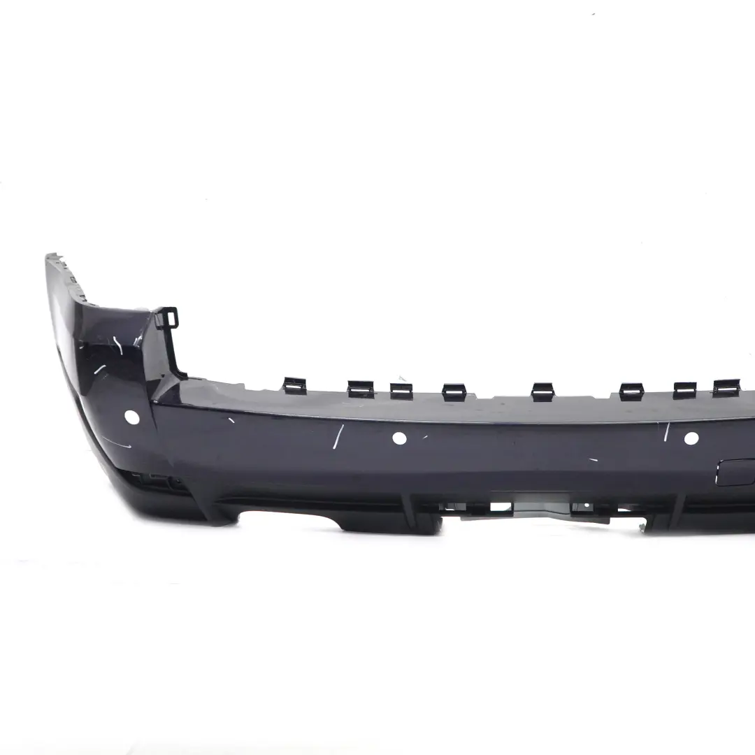 Bumper BMW X3 E83 LCI Trim Panelling PDC Monacoblau Metallic - A35 to Rear with Part number 0420654 Rear Bumper BMW X3 E83 LCI Trim Panelling PDC Monacoblau Metallic - A35 - SKU 0420654-MB - Part number 0420654