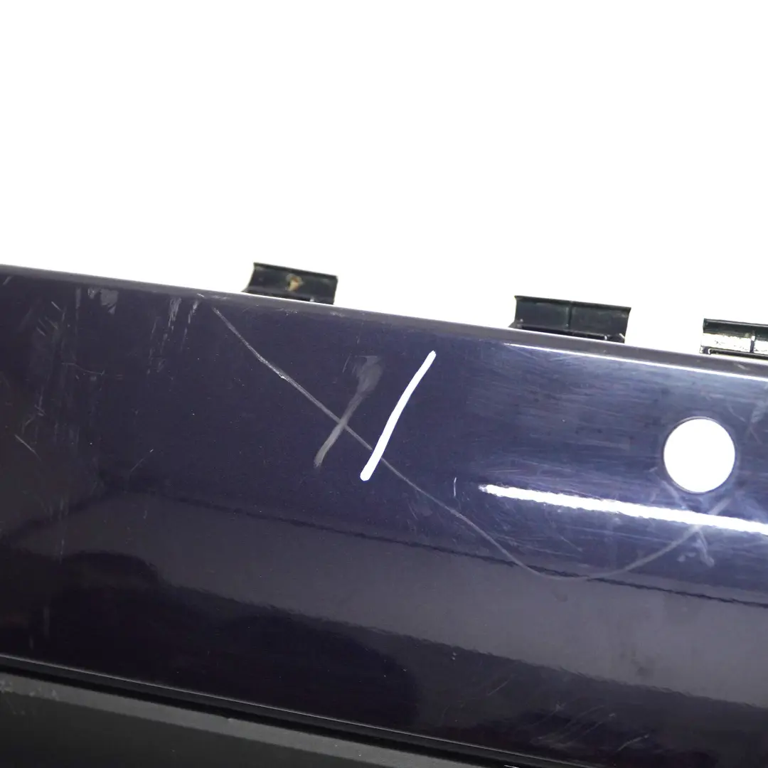 Bumper BMW X3 E83 LCI Trim Panelling PDC Monacoblau Metallic - A35 to Rear with Part number 0420654 Rear Bumper BMW X3 E83 LCI Trim Panelling PDC Monacoblau Metallic - A35 - SKU 0420654-MB - Part number 0420654