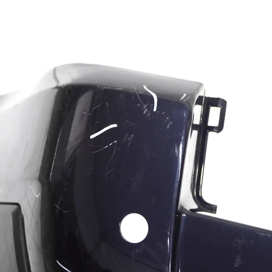Bumper BMW X3 E83 LCI Trim Panelling PDC Monacoblau Metallic - A35 to Rear with Part number 0420654 Rear Bumper BMW X3 E83 LCI Trim Panelling PDC Monacoblau Metallic - A35 - SKU 0420654-MB - Part number 0420654
