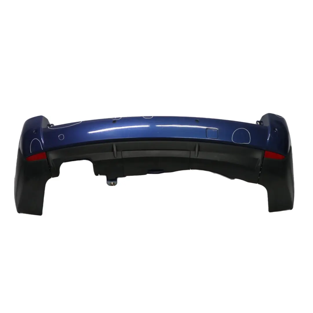 Bumper BMW X3 E83 LCI Trim Panelling PDC Montegoblau Blue Metallic - A51 to Rear with Part number 0420654 Rear Bumper BMW X3 E83 LCI Trim Panelling PDC Montegoblau Blue Metallic - A51 - SKU 0420654-MTB2 - Part number 0420654