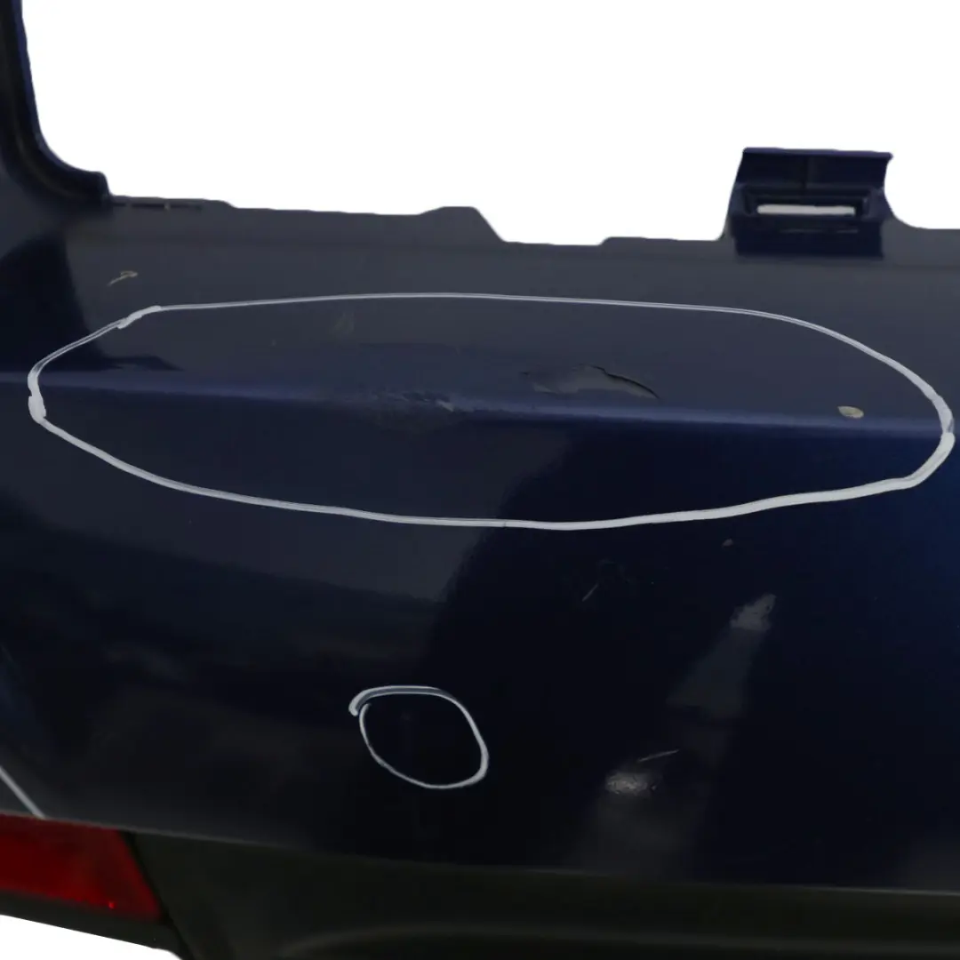 Bumper BMW X3 E83 LCI Trim Panelling PDC Montegoblau Blue Metallic - A51 to Rear with Part number 0420654 Rear Bumper BMW X3 E83 LCI Trim Panelling PDC Montegoblau Blue Metallic - A51 - SKU 0420654-MTB2 - Part number 0420654