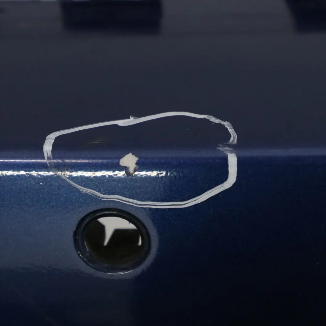 Bumper BMW X3 E83 LCI Trim Panelling PDC Montegoblau Blue Metallic - A51 to Rear with Part number 0420654 Rear Bumper BMW X3 E83 LCI Trim Panelling PDC Montegoblau Blue Metallic - A51 - SKU 0420654-MTB2 - Part number 0420654