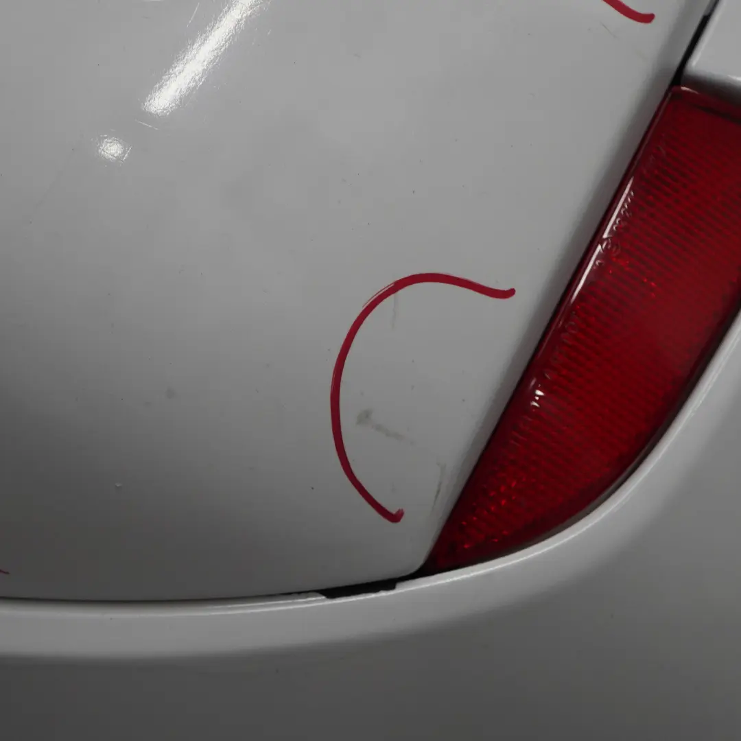 Bumper PDC Complete Trim Panel Cover White Painted to BMW X3 E83 LCI Rear with Part number 0420654 BMW X3 E83 LCI Rear Bumper PDC Complete Trim Panel Cover White Painted - SKU 0420654-WHI - Part number 0420654