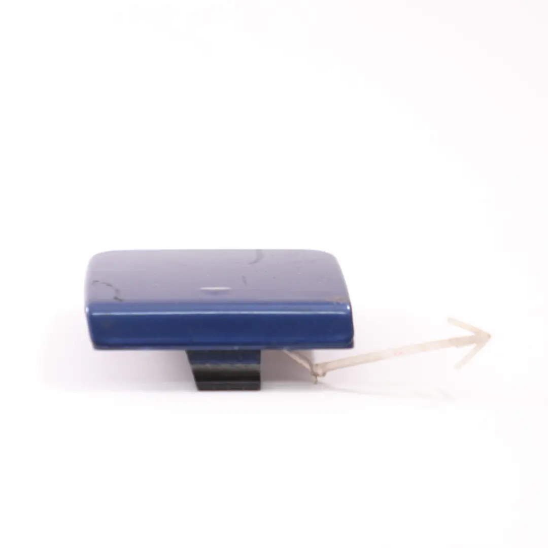 BMW X3 E83 LCI Towing Eye Hook Cover Cap Rear Bumper Flap Montego Blue - A51 - SKU 0420661-MTB - Part number 0420661
