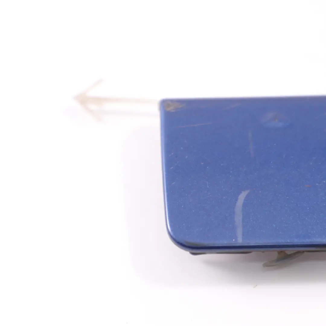 BMW X3 E83 LCI Towing Eye Hook Cover Cap Rear Bumper Flap Montego Blue - A51 - SKU 0420661-MTB - Part number 0420661