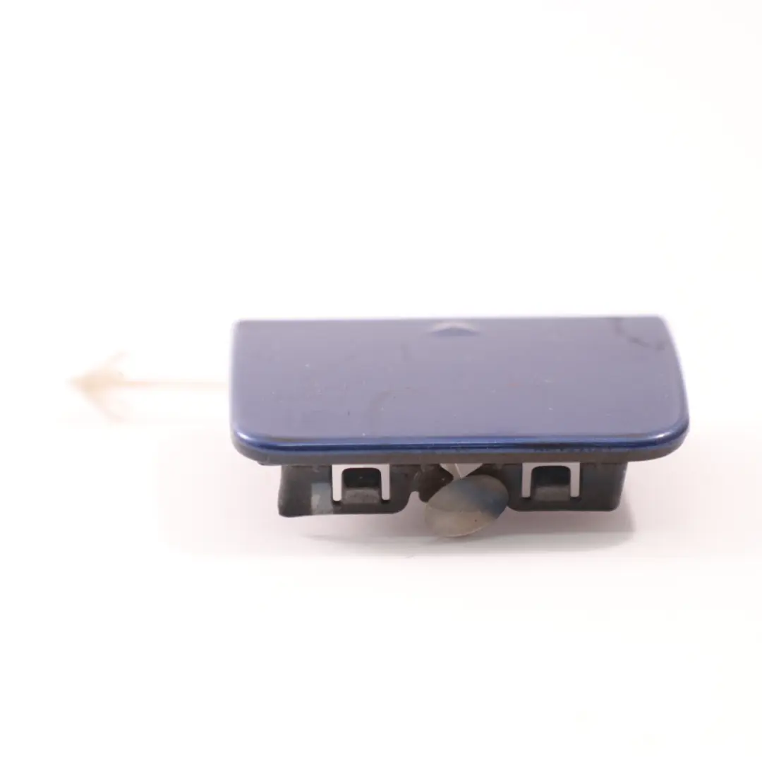 Towing Eye Hook Cover Cap Rear Bumper Flap Montego Blue - A51 to BMW X3 E83 LCI with Part number 0420661 BMW X3 E83 LCI Towing Eye Hook Cover Cap Rear Bumper Flap Montego Blue - A51 - SKU 0420661-MTB - Part number 0420661