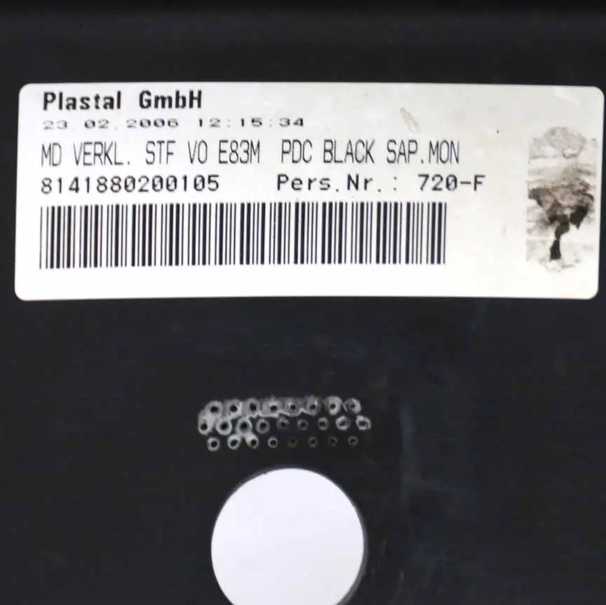 Zderzak Przedni M-Pakiet Czarny - 475 do BMW E83 LCI o numerze 0420663 BMW E83 LCI Zderzak Przedni M-Pakiet Czarny - 475 - SKU 0420663-BS - Numer Części 0420663