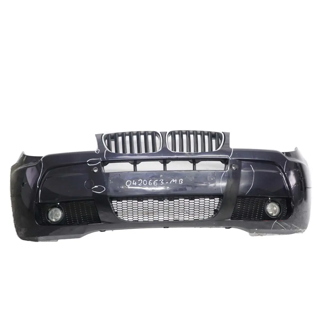Paket Kompletter Stossfänger Vorn PDC Monacoblau - A35 für BMW X3 E83 LCI M Sport mit Teilenummer 0403466 BMW X3 E83 LCI M Sport Paket Kompletter Stossfänger Vorn PDC Monacoblau - A35 - SKU 0420663-MB - Teilenummer 0403466