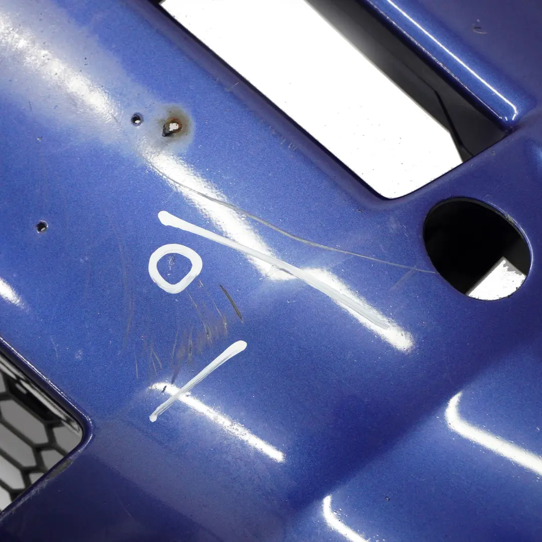 BMW X3 E83 LCI M Sport Complete Front Bumper PDC Mysticblau Blue - A07 - SKU 0420663-MYS - Part number 0420663