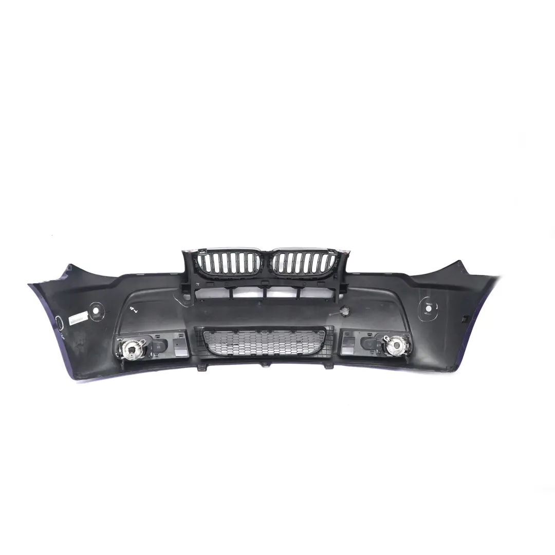 BMW X3 E83 LCI M Sport Complete Front Bumper PDC Mysticblau Blue - A07 - SKU 0420663-MYS - Part number 0420663