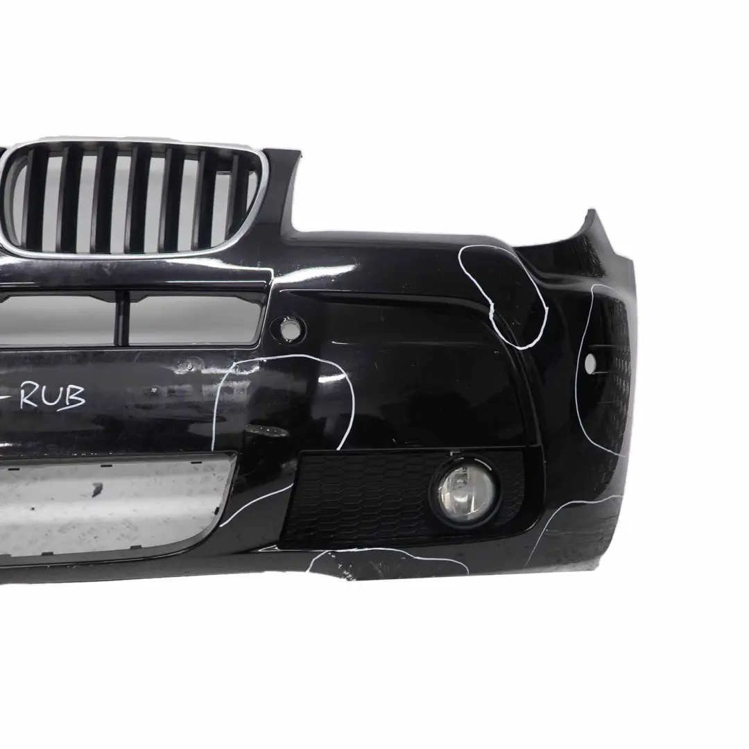 BMW E83 LCI Zderzak Przedni M-Pakiet Rubinschwarz - SKU 0420663-RUB - Numer Części 0420663