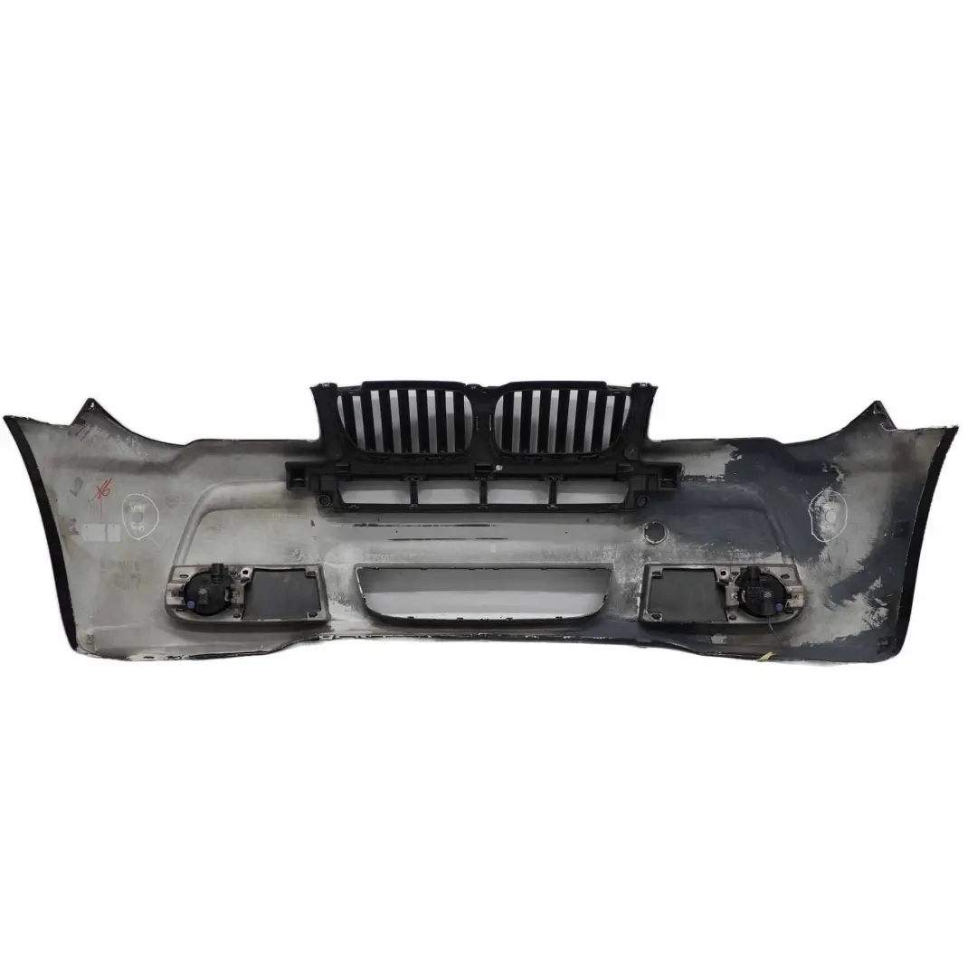 Front Bumper BMW X3 E83 LCI M Sport Complete Panel PDC Rubinschwarz Black - S23 to with Part number 0420663 Front Bumper BMW X3 E83 LCI M Sport Complete Panel PDC Rubinschwarz Black - S23 - SKU 0420663-RUB - Part number 0420663