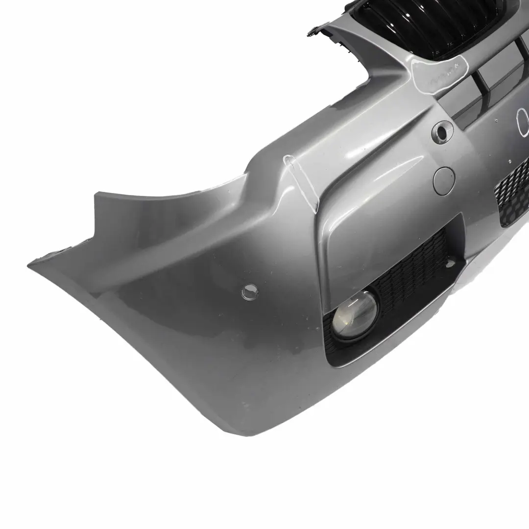 BMW X3 E83 LCI M Sport Complete Front Bumper PDC Silbergrau Silver Grey - A08 - SKU 0420663-SBG - Part number 0403466
