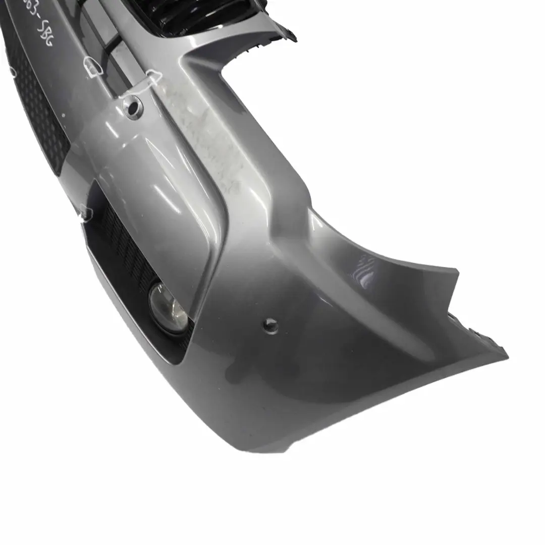 BMW X3 E83 LCI M Sport Complete Front Bumper PDC Silbergrau Silver Grey - A08 - SKU 0420663-SBG - Part number 0403466