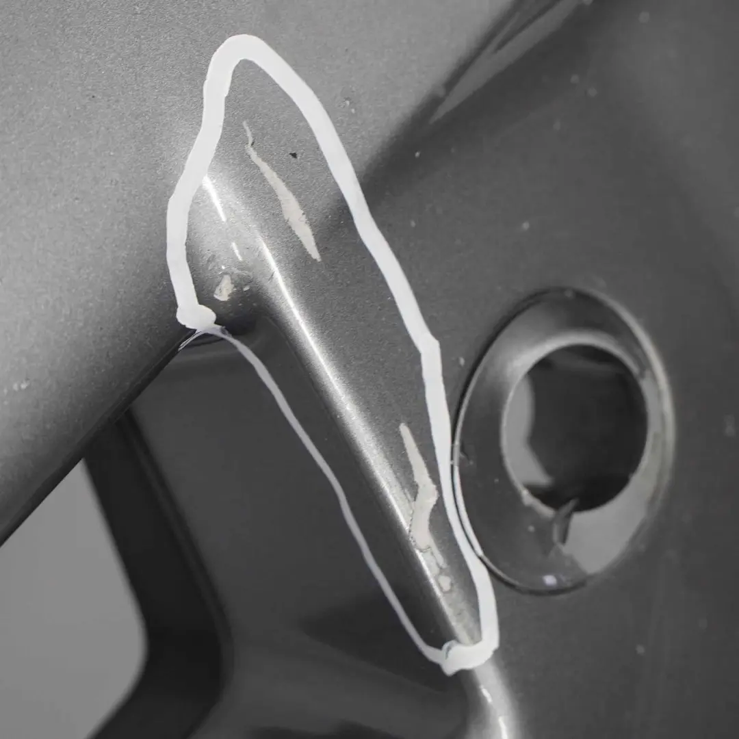 BMW X3 E83 LCI M Sport Complete Front Bumper PDC Silbergrau Silver Grey - A08 - SKU 0420663-SBG - Part number 0403466