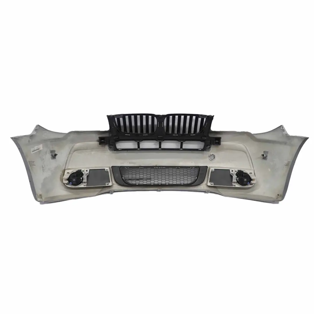 BMW X3 E83 LCI M Sport Complete Front Bumper PDC Silbergrau Silver Grey - A08 - SKU 0420663-SBG - Part number 0403466