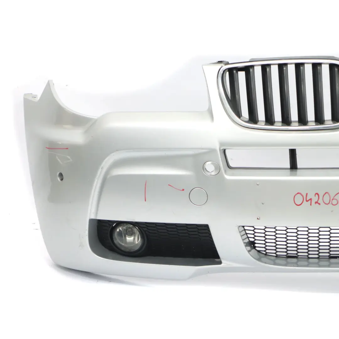 BMW X3 E83 LCI Zderzak Przedni M-Pakiet PDC Titansilber Silver - 354 - SKU 0420663-TS2 - Numer Części 0403466