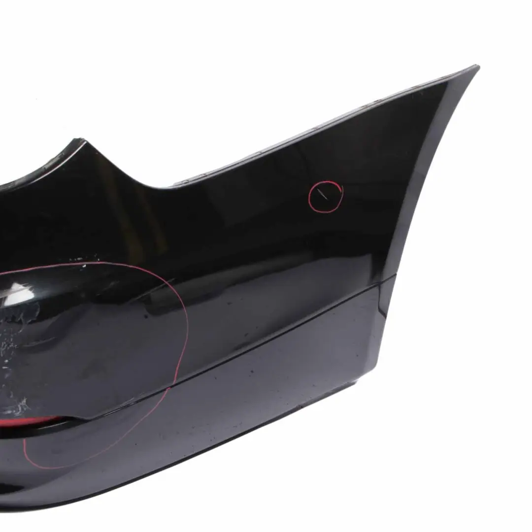 BMW E60 LCI Rear Bumper Saloon PDC Trim Panel Cover Black Sapphire Metallic 475 - SKU 0422349-BS1 - Part number 0422349