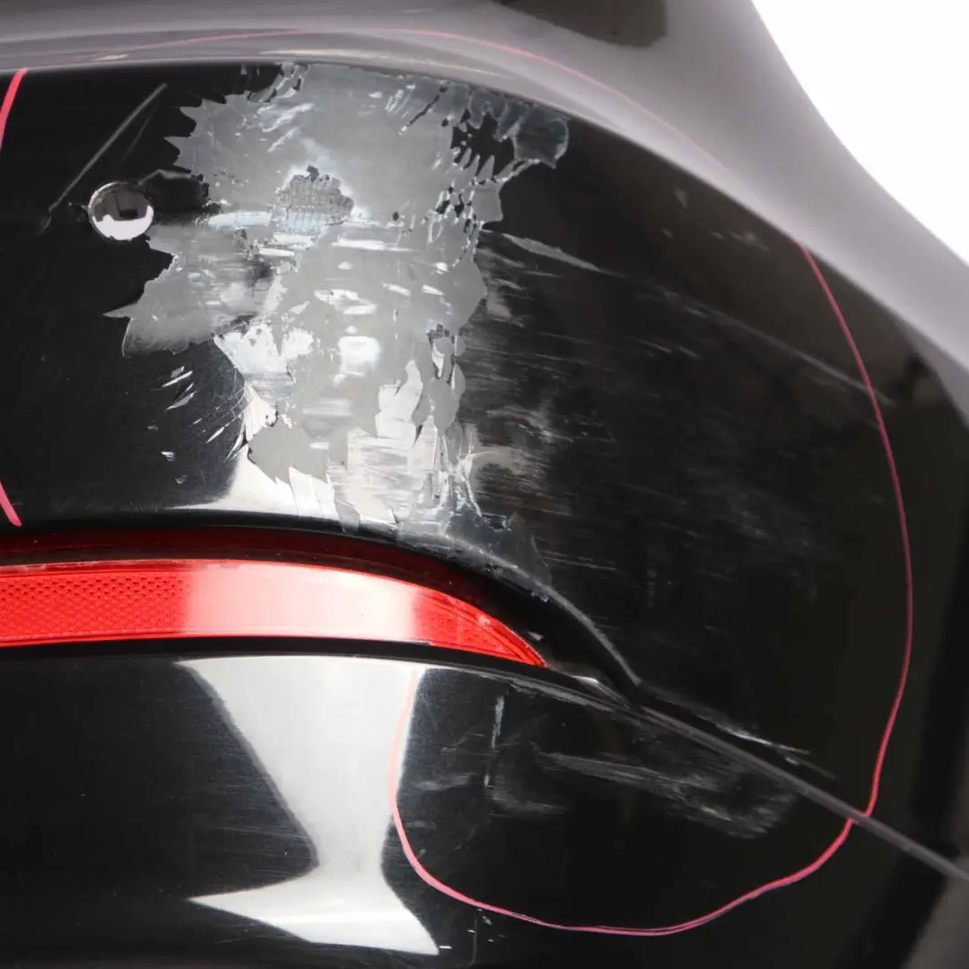 BMW E60 LCI Rear Bumper Saloon PDC Trim Panel Cover Black Sapphire Metallic 475 - SKU 0422349-BS1 - Part number 0422349