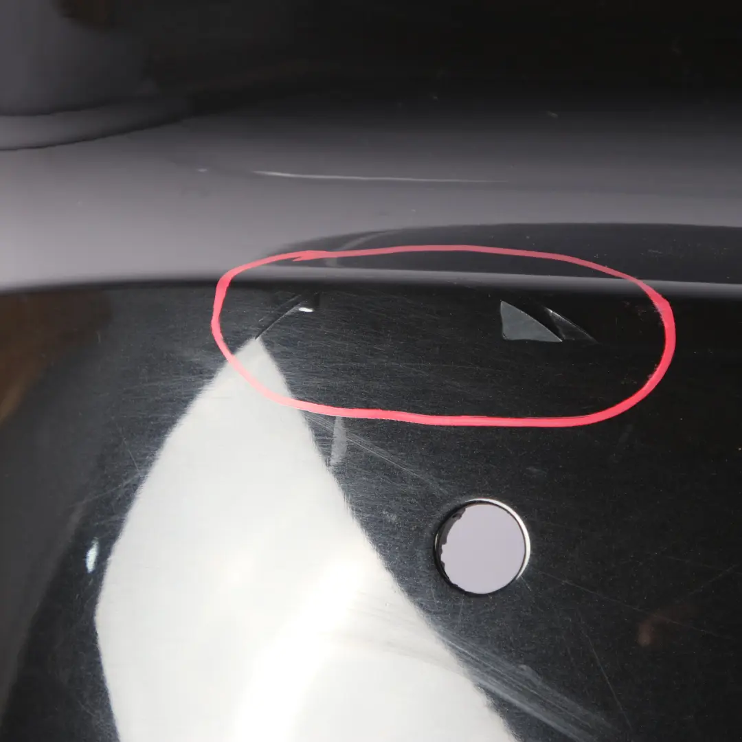 BMW E60 LCI Rear Bumper Saloon PDC Trim Panel Cover Black Sapphire Metallic 475 - SKU 0422349-BS1 - Part number 0422349