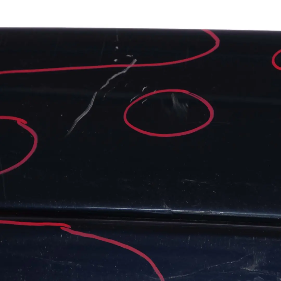 BMW E60 LCI Bumper Rear PDC Trim Panel Tiefseeblau Deep Sea Blue Metallic - A76 - SKU 0422349-DSB2 - Part number 0422349