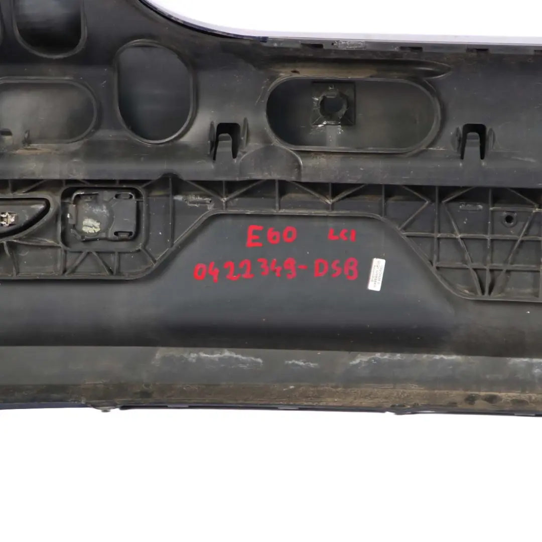 BMW 5 Series E60 Saloon Rear Bumper PDC Tiefseeblau Deep Sea Blue - A76 - SKU 0422349-DSB - Part number 0422349