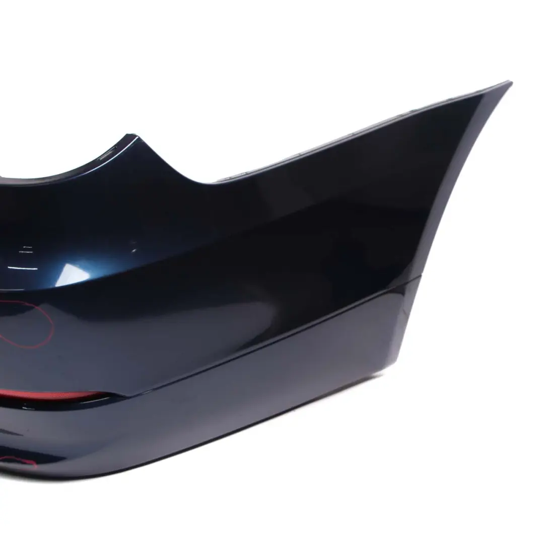 BMW 5 Series E60 Saloon Rear Bumper PDC Tiefseeblau Deep Sea Blue - A76 - SKU 0422349-DSB - Part number 0422349